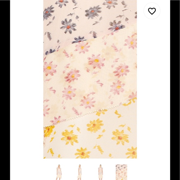 Joie Orita B Floral Midi Dress Sz 0 - Picture 9 of 11